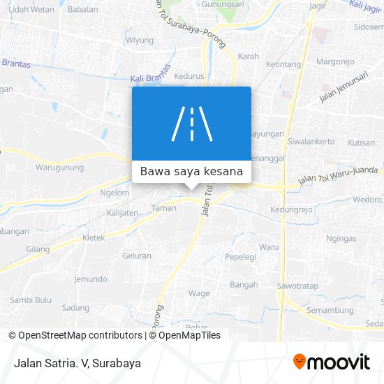 Peta Jalan Satria. V