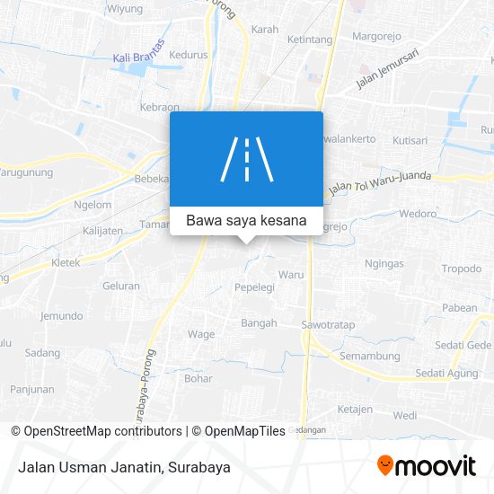 Peta Jalan Usman Janatin
