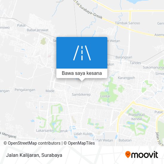 Peta Jalan Kalijaran