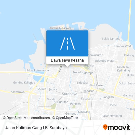 Peta Jalan Kalimas Gang I B