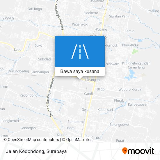 Peta Jalan Kedondong