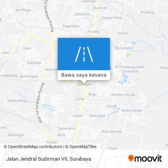 Peta Jalan Jendral Sudirman VII