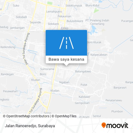 Peta Jalan Ranoeredjo