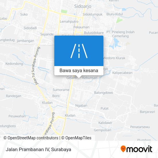 Peta Jalan Prambanan IV