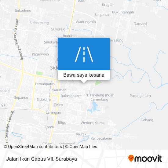 Peta Jalan Ikan Gabus VII