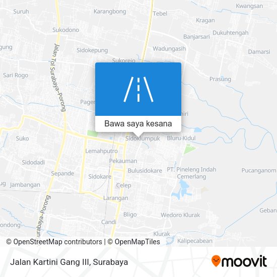 Peta Jalan Kartini Gang III