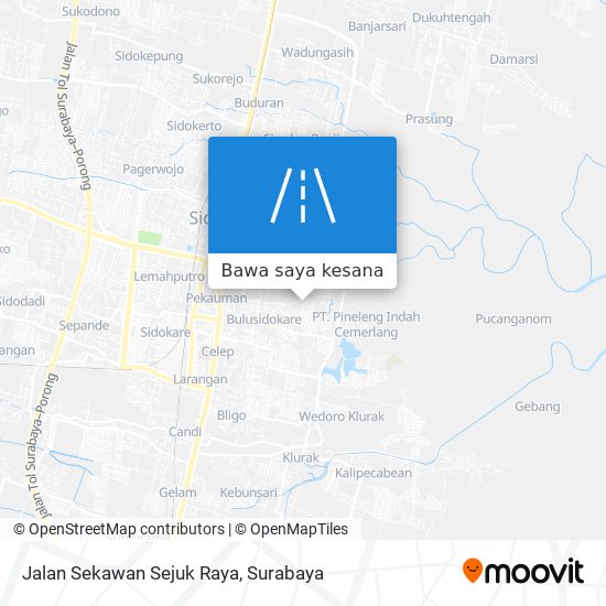 Peta Jalan Sekawan Sejuk Raya