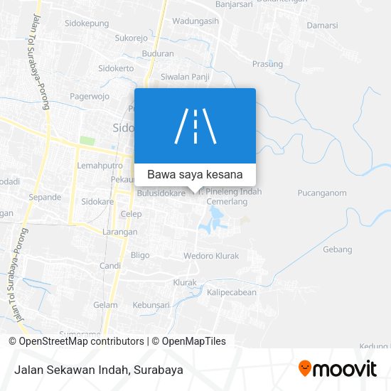 Peta Jalan Sekawan Indah