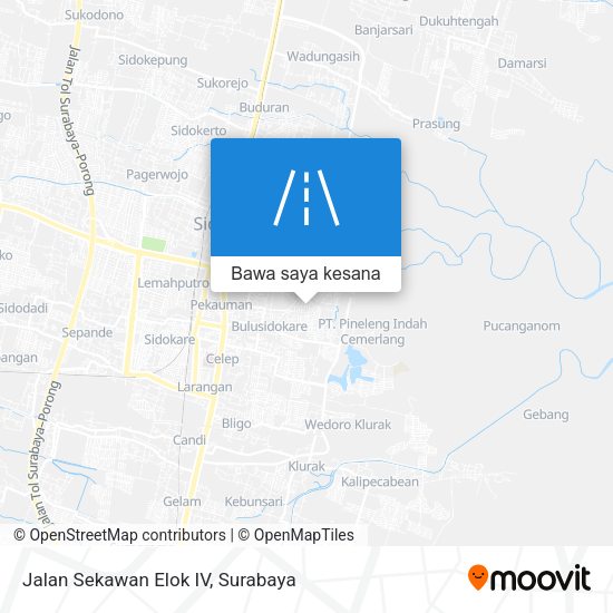 Peta Jalan Sekawan Elok IV