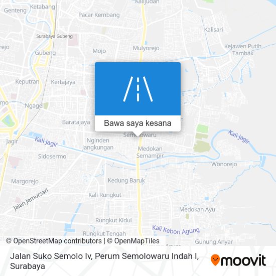 Peta Jalan Suko Semolo Iv, Perum Semolowaru Indah I