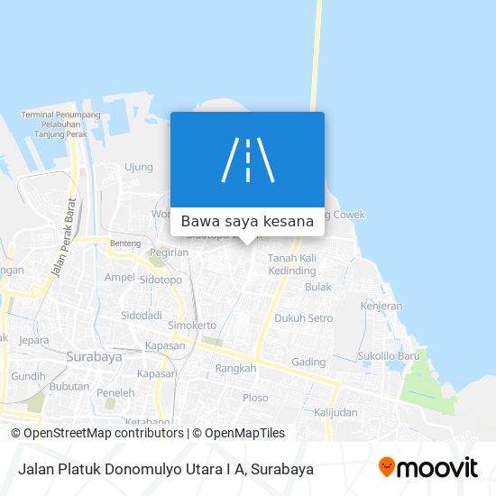 Peta Jalan Platuk Donomulyo Utara I A