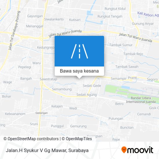 Peta Jalan.H Syukur V Gg Mawar