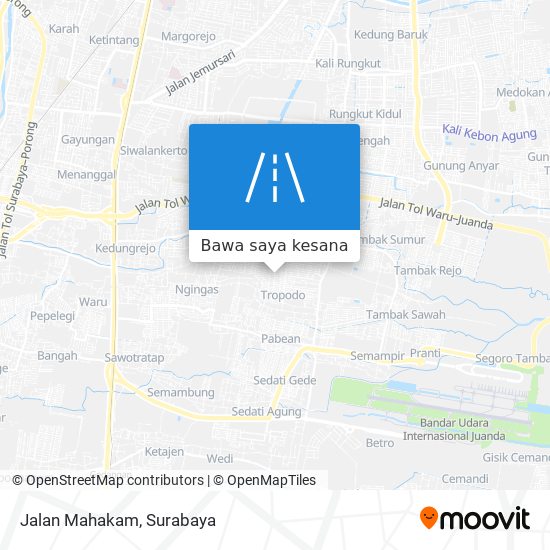 Peta Jalan Mahakam