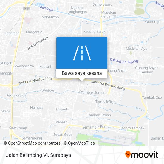 Peta Jalan Belimbing VI