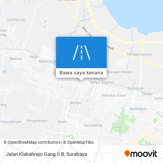 Peta Jalan Klakahrejo Gang II B