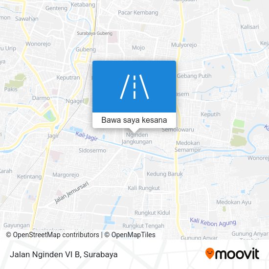 Peta Jalan Nginden VI B