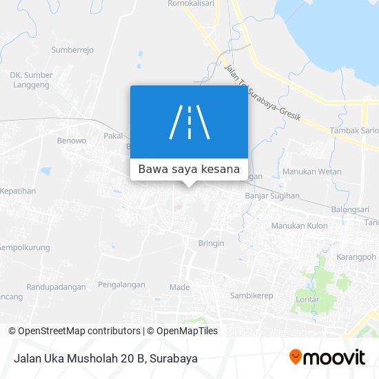 Peta Jalan Uka Musholah 20 B