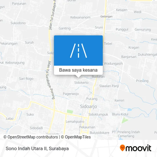 Peta Sono Indah Utara II