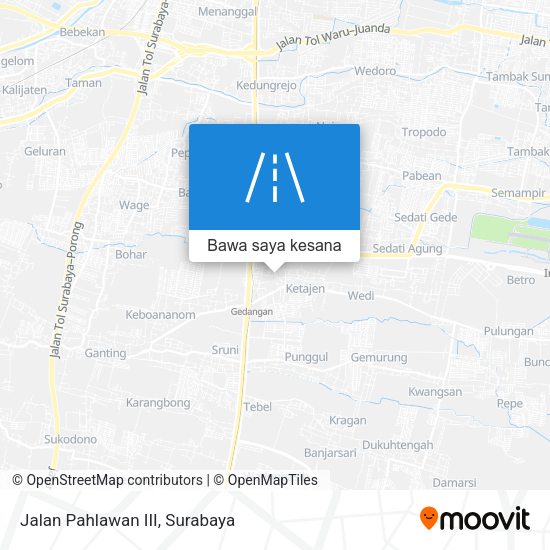 Peta Jalan Pahlawan III