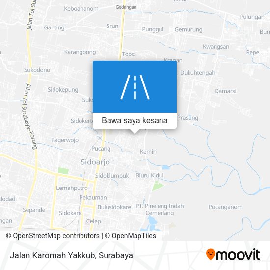 Peta Jalan Karomah Yakkub