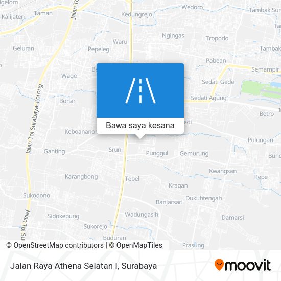 Peta Jalan Raya Athena Selatan I