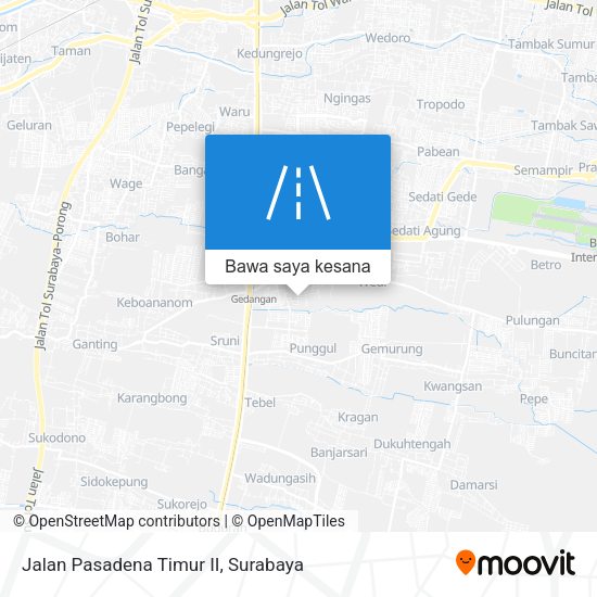 Peta Jalan Pasadena Timur II