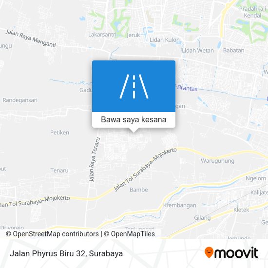Peta Jalan Phyrus Biru 32