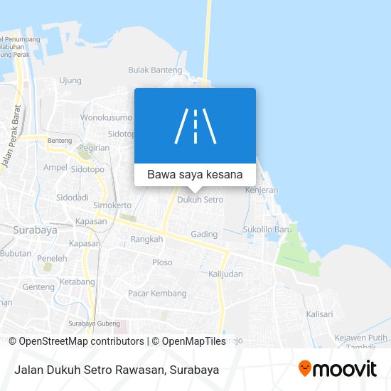 Peta Jalan Dukuh Setro Rawasan