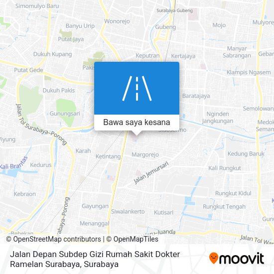 Peta Jalan Depan Subdep Gizi Rumah Sakit Dokter Ramelan Surabaya