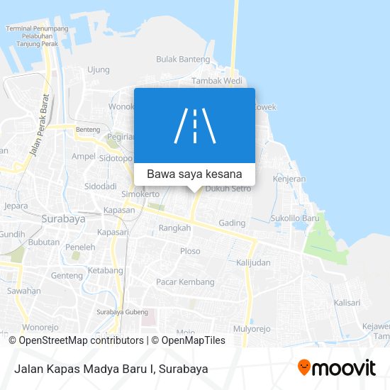 Peta Jalan Kapas Madya Baru I