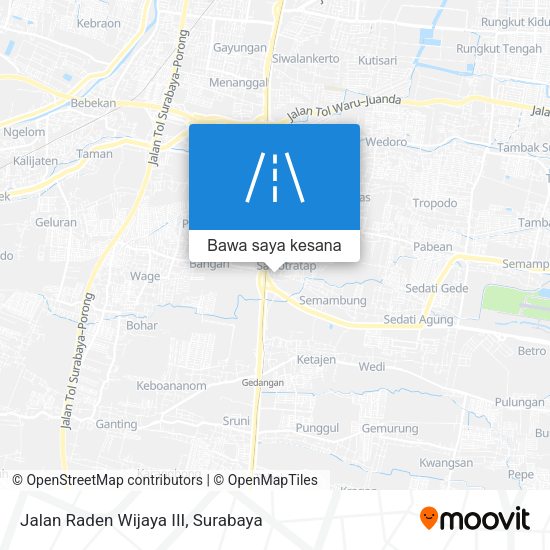 Peta Jalan Raden Wijaya III