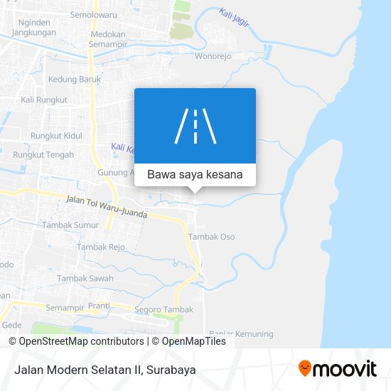 Peta Jalan Modern Selatan II