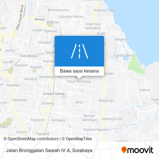 Peta Jalan Bronggalan Sawah IV A