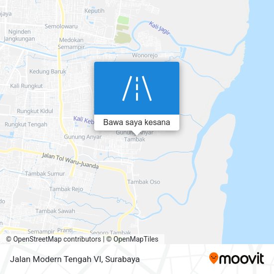 Peta Jalan Modern Tengah VI