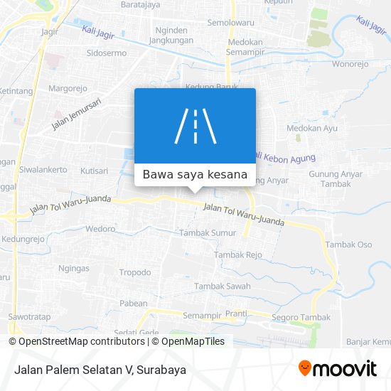 Peta Jalan Palem Selatan V