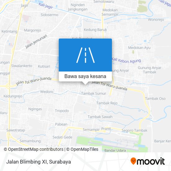 Peta Jalan Blimbing XI