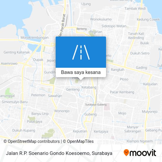 Peta Jalan R.P. Soenario Gondo Koesoemo