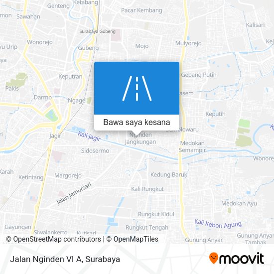 Peta Jalan Nginden VI A