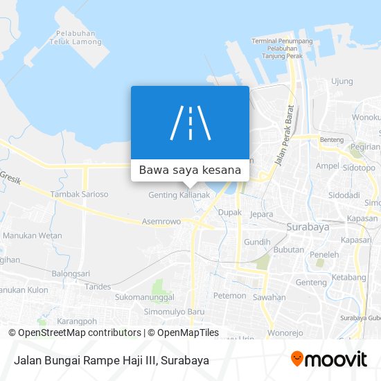 Peta Jalan Bungai Rampe Haji III