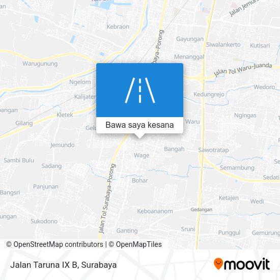 Peta Jalan Taruna IX B