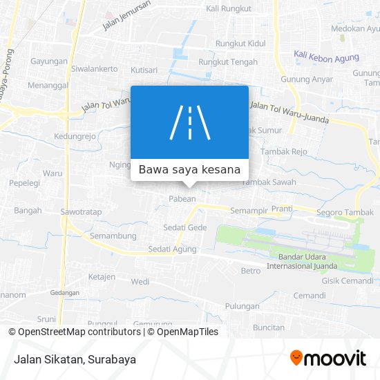 Peta Jalan Sikatan