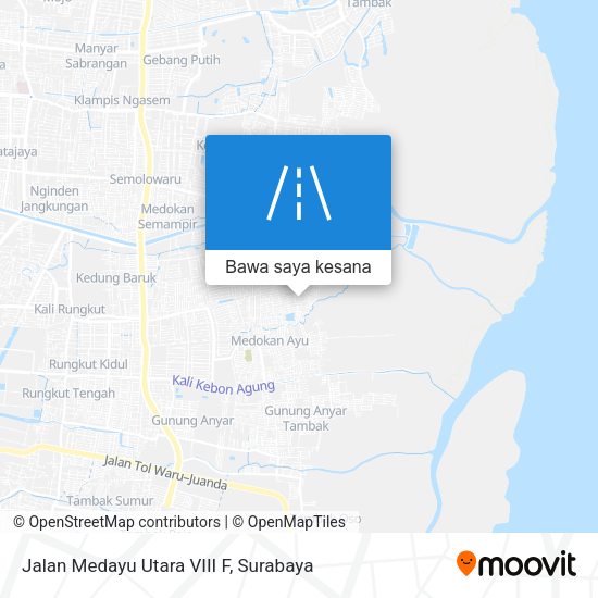 Peta Jalan Medayu Utara VIII F
