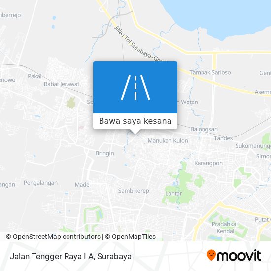 Peta Jalan Tengger Raya I A