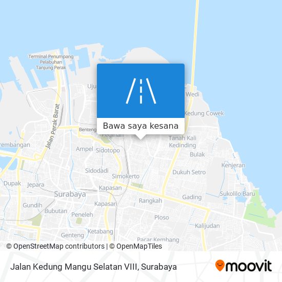 Peta Jalan Kedung Mangu Selatan VIII