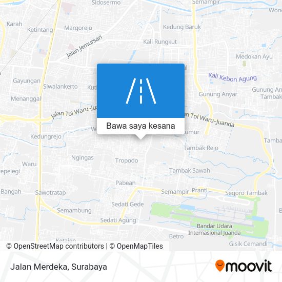 Peta Jalan Merdeka