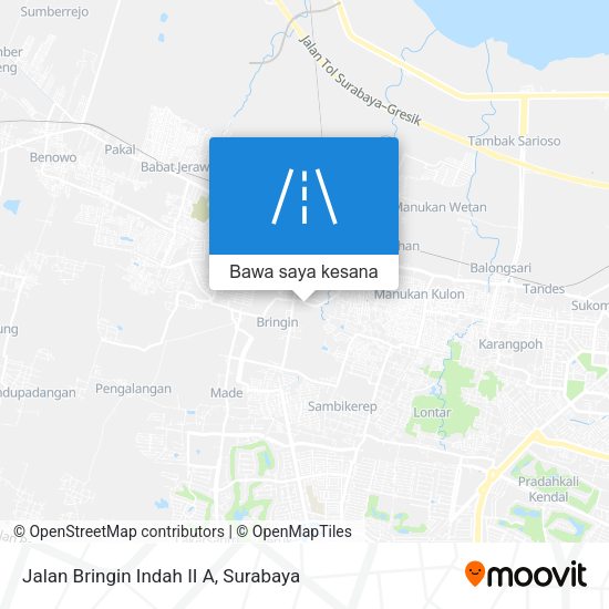 Peta Jalan Bringin Indah II A