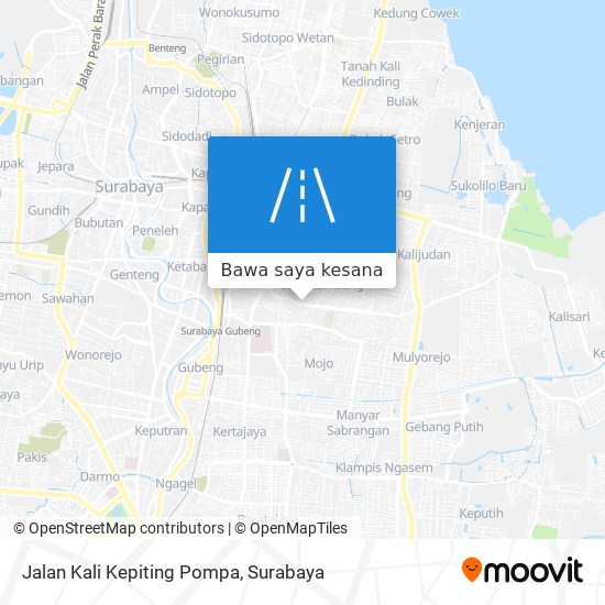 Peta Jalan Kali Kepiting Pompa