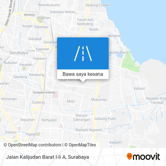 Peta Jalan Kalijudan Barat I-Ii A