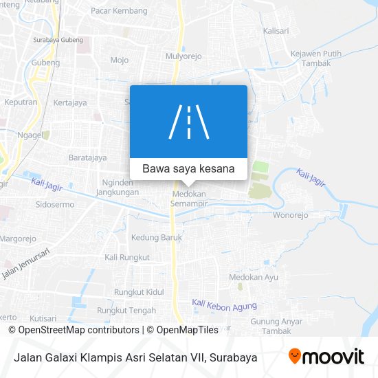 Peta Jalan Galaxi Klampis Asri Selatan VII