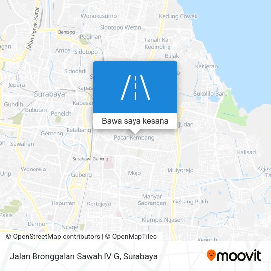 Peta Jalan Bronggalan Sawah IV G